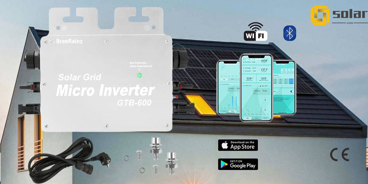 600w solar grid tie micro inverter